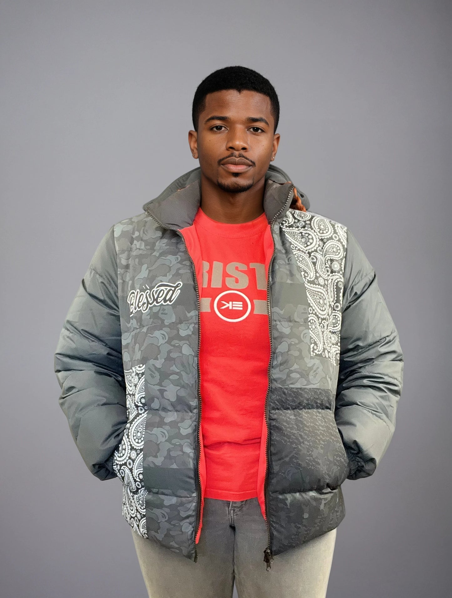 Aplha Omega puffer Jacket