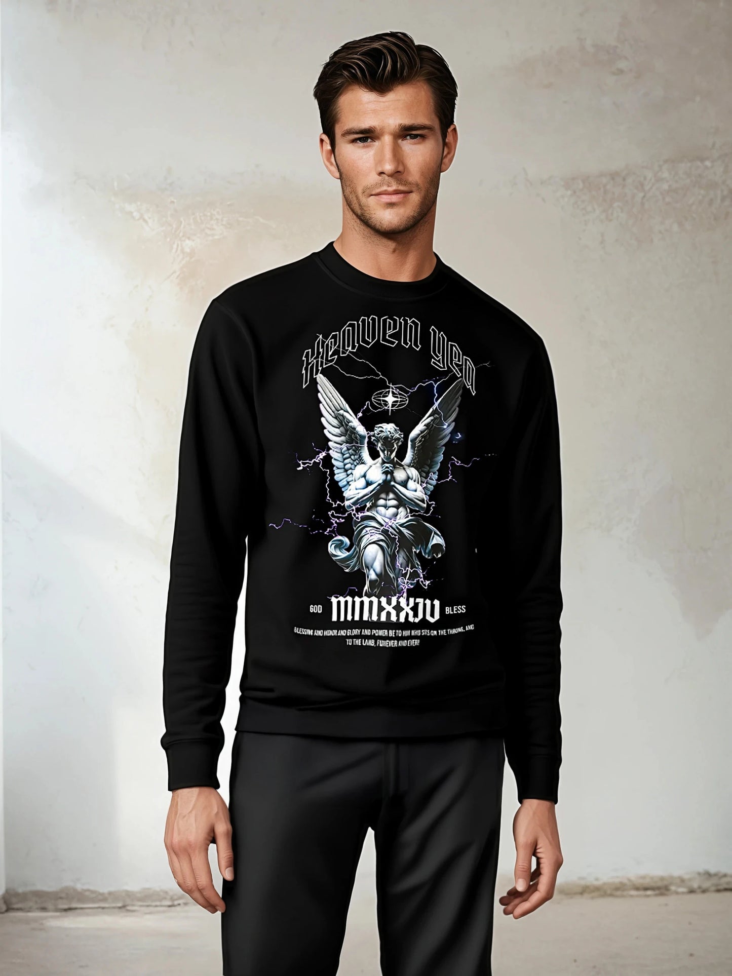 Heaven Yea crew neck Sweatshirt