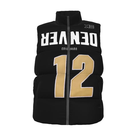 Denver  12 Jersey Unisex Down Vest