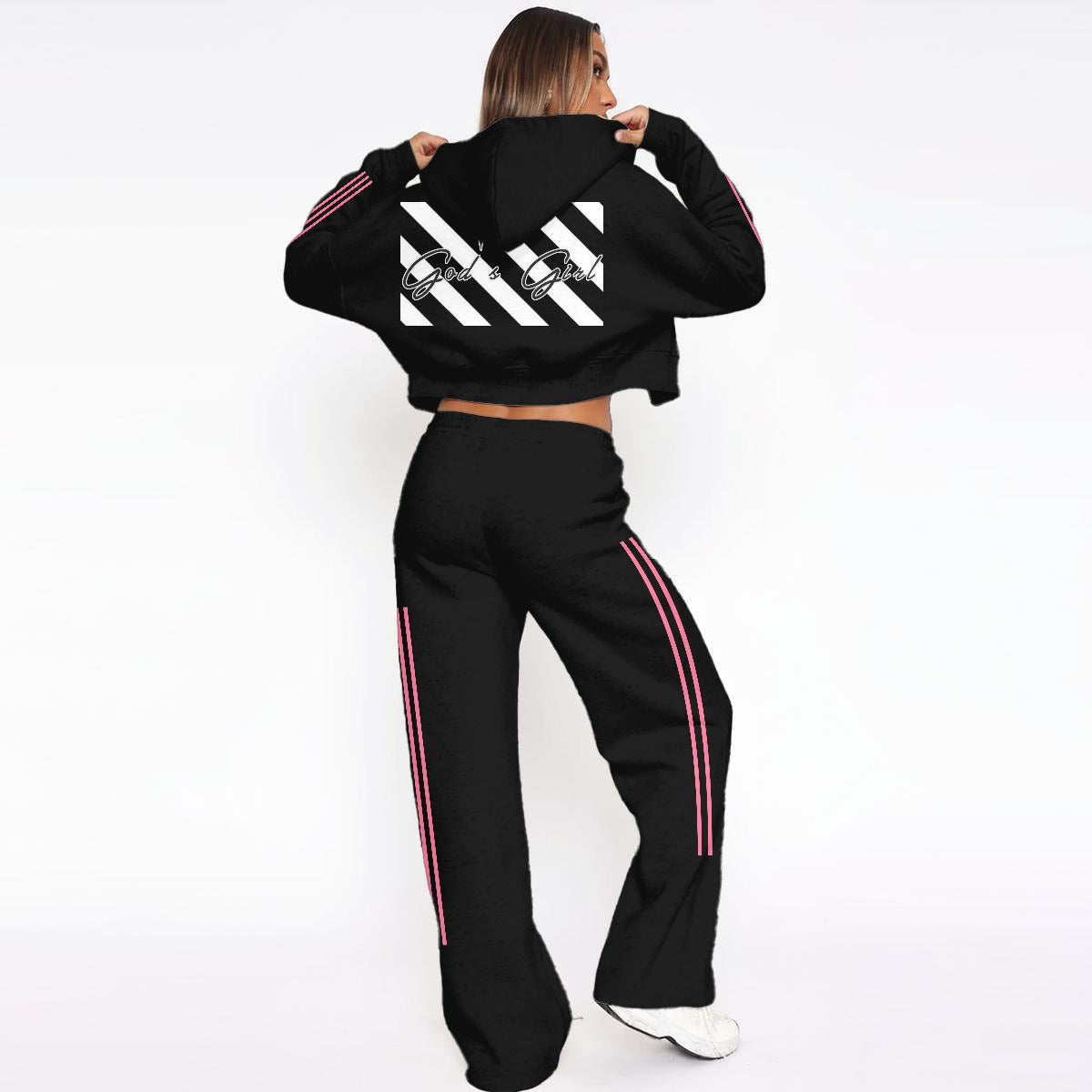 God's Girl Tracksuit With Fleece|DTF