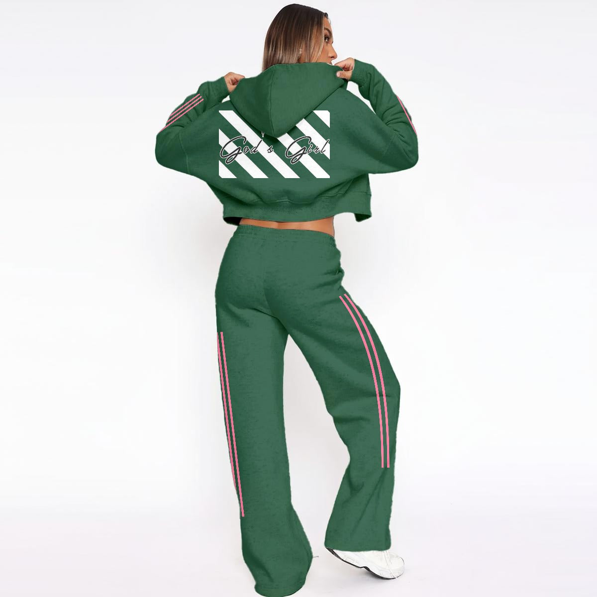 God's Girl Tracksuit With Fleece|DTF