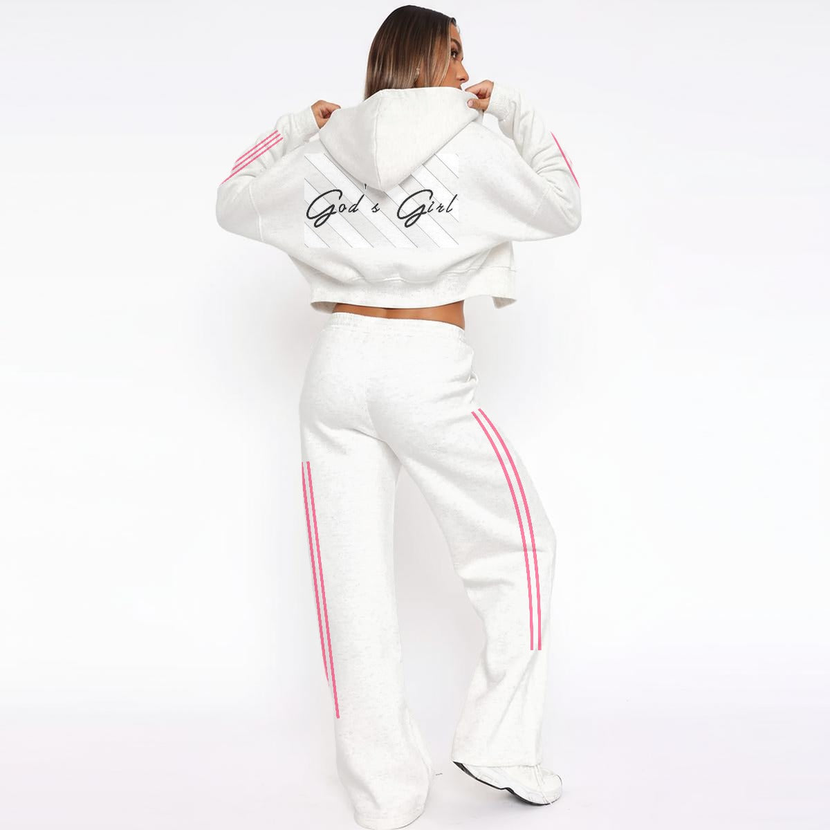 God's Girl Tracksuit With Fleece|DTF