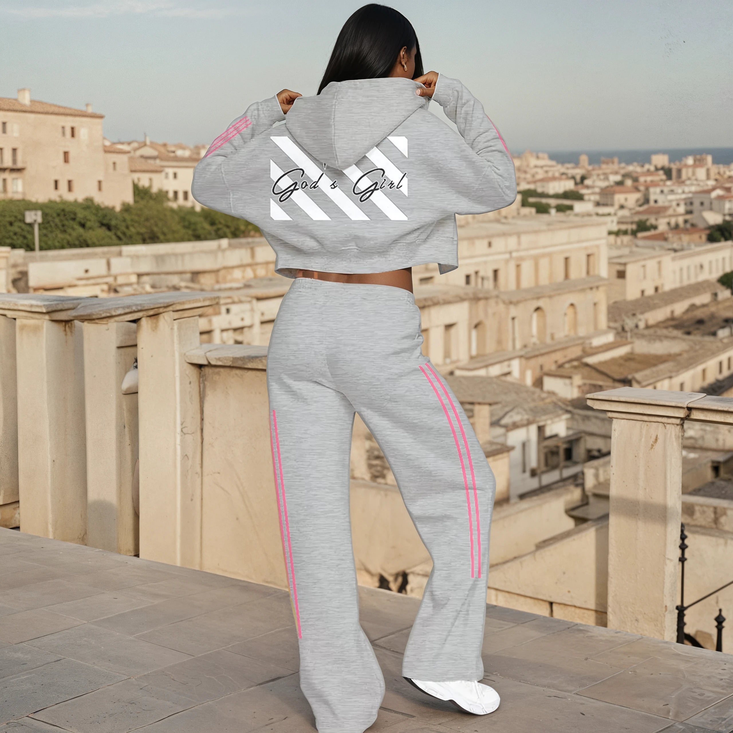 God's Girl Tracksuit With Fleece|DTF