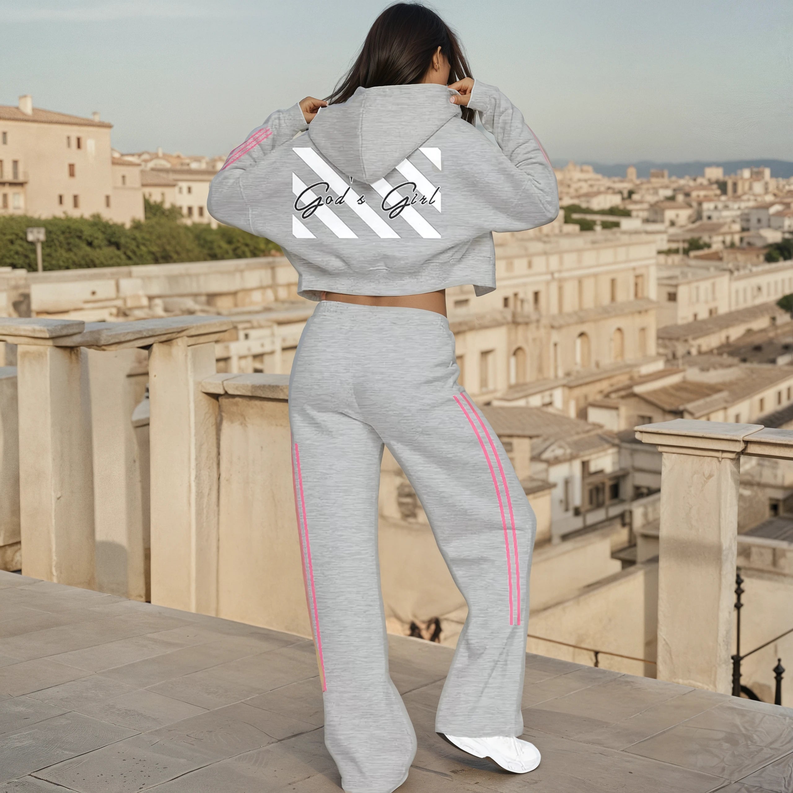 God's Girl Tracksuit With Fleece|DTF